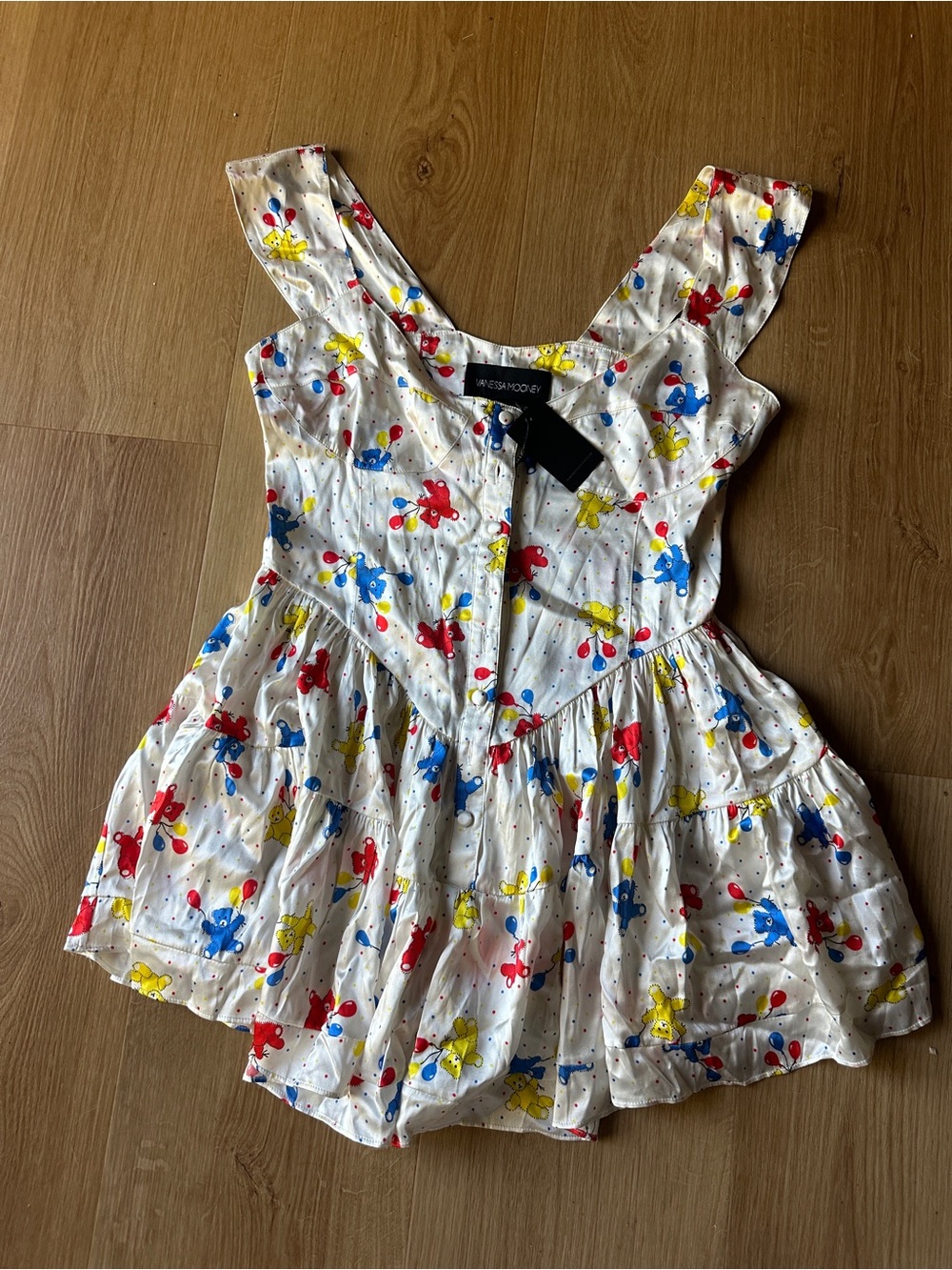 NWT vanessa mooney silk romper
